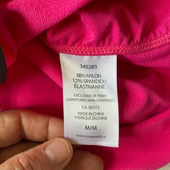 Tuff Athletics Women's Lightweight Pink Athletic Zip Up Hoodie Jacket Medium - Picture 9 of 15